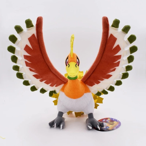 Pelucia Ho-oh Boneco Pokemon Sg Articuno Moltres Zapdos Mew